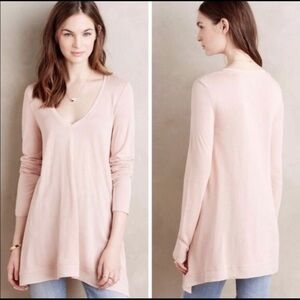 Anthropologie | Deletta Lokka Red Tunic Chiffon S